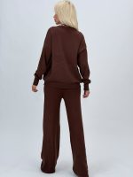Set pulover și pantalon din tricot cu paiete - imagine 29