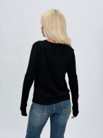 Pulover din tricot cu model torsade și lurex - imagine 20