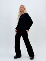 Set pulover și pantalon din tricot cu paiete - imagine 14