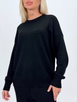 Set pulover și pantalon din tricot cu paiete - imagine 17