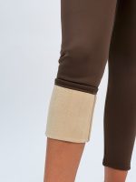 Pantalon colant plușat - imagine 15