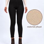 Pantalon colant plușat