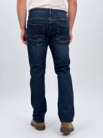 Jeans indigo bărbați slim fit, vedere laterală