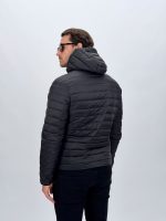 Jachetă cu glugă detașabilă, culoare kaki, model bărbați