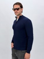 Pulover din tricot cu fermoar scurt - imagine 13