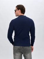 Pulover din tricot cu fermoar scurt - imagine 14