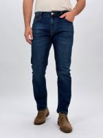 Jeans slim fit bărbați albastru CATO, croială modernă