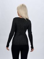 Pulover din lurex disponibil în mai multe culori