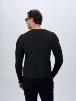 Pulover din tricot croială relaxată bărbați
