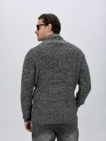 Pulover cardigan tricotat - imagine 13