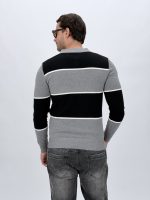 Pulover tip polo cu fermoar scurt, ansamblu complet