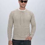 Pulover din tricot cu șnur pentru bărbați Cato
