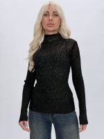 Pulover maletă cu lurex și ștrasuri - imagine 16