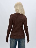 Pulover elegant cu decolteu barcuță, ansamblu complet