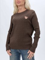 Pulover dama cu urs brodat, disponibil în mai multe culori