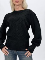 Pulover din tricot cu patent lat - imagine 14