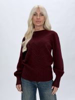 Pulover din tricot cu patent lat - imagine 10