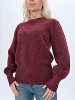 Pulover din tricot cu patent lat - imagine 11