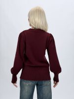 Pulover din tricot cu patent lat - imagine 12