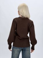 Pulover din tricot cu patent lat - imagine 9
