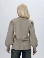 Pulover din tricot cu patent lat - imagine 6