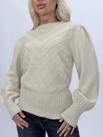Pulover din tricot cu patent lat - imagine 2