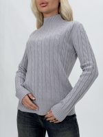 Pulover maletă din tricot cu lurex - imagine 8