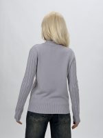 Pulover maletă din tricot cu lurex - imagine 9
