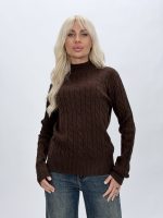 Pulover maletă din tricot cu lurex - imagine 4