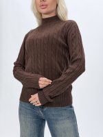 Pulover maletă din tricot cu lurex - imagine 5