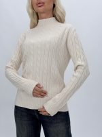 Pulover maletă din tricot cu lurex - imagine 2