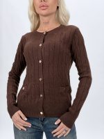 Pulover cardigan cu strălucire discretă