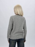 Pulover femei elegant cu model torsade, ansamblu complet
