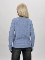 Cardigan torsade combinat cu bluză, styling