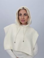Scufiță din tricot tip poncho - imagine 8