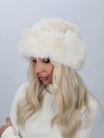 Pălărie din blană artificială CATO, vedere frontală