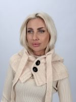Scufiță din lână, detaliu finisaje
