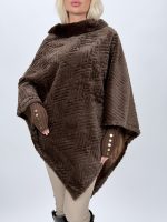 Poncho elegant dama, vedere laterală