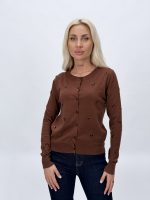 Cardigan cu paiete, detaliu mânecă și croială