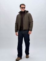 Jachetă din material impermeabil cu glugă detașabilă - imagine 12