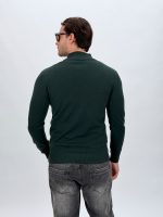 Pulover din tricot cu fermoar scurt - imagine 18