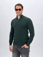 Pulover din tricot cu fermoar scurt - imagine 16