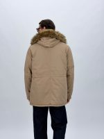 Jachetă parka din bumbac, vedere laterală dreapta