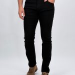 Jeans slim fit negru bărbați CATO, vedere frontală